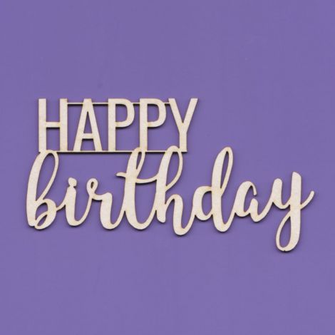 Tekturka Crafty Moly Napis G5 - Happy Birthday